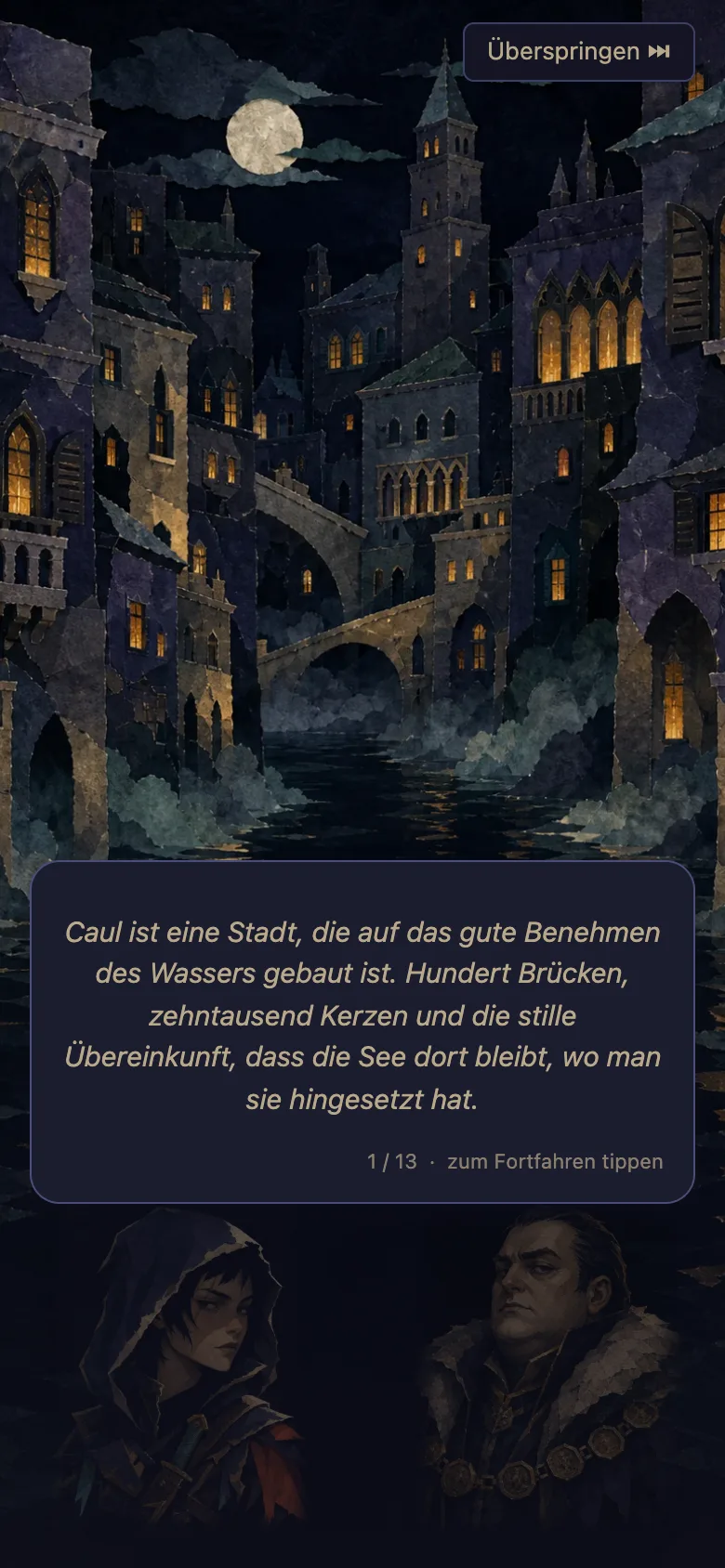 Zwischen den Ebenen: die Geschichte