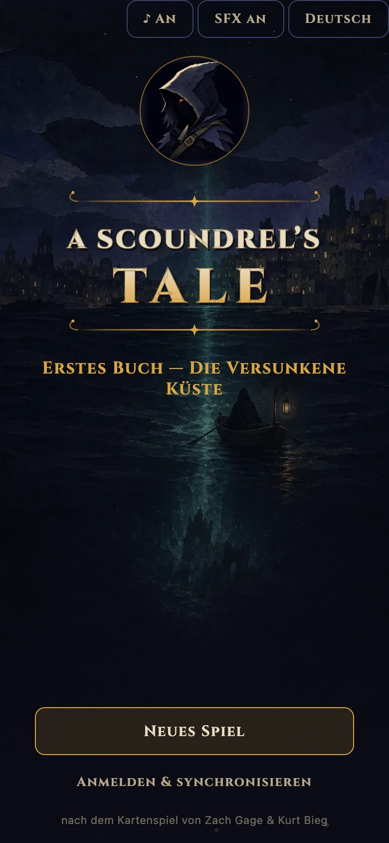 Der Titelbildschirm
