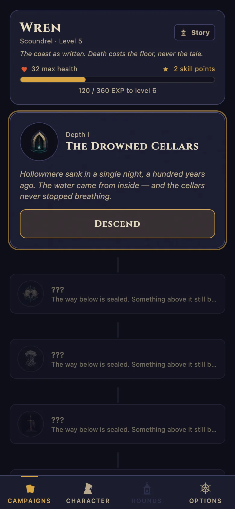 A Depth, floor by floor